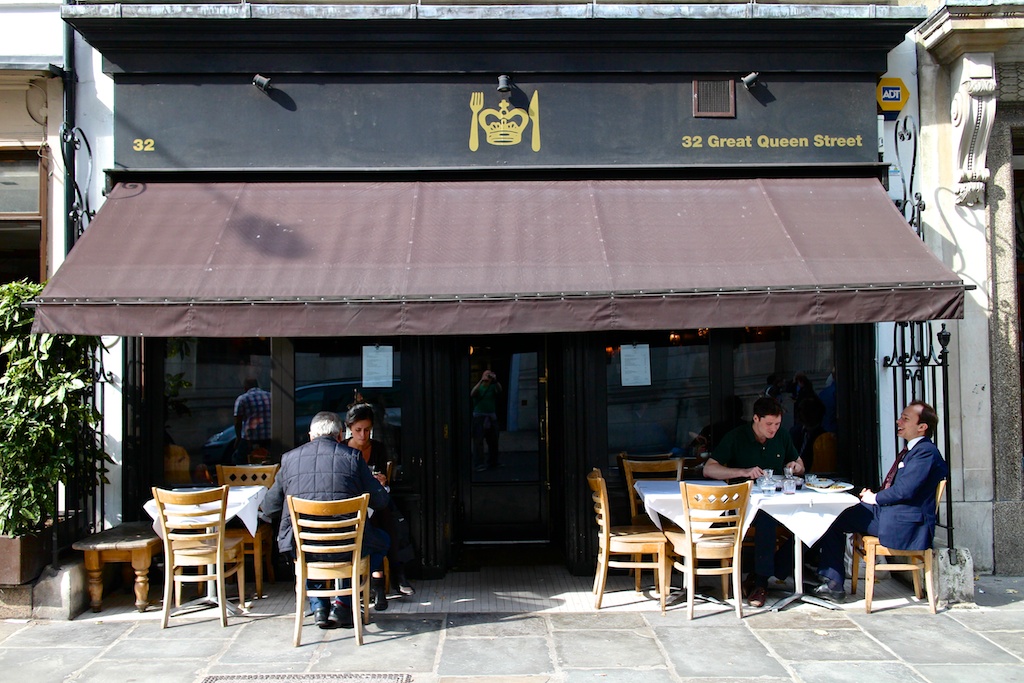 Great Queen Street dining